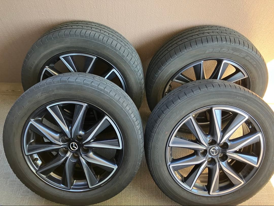 れ*ん様 MAZDA CX-5 KF 純正 19インチ タイヤ 4本セット CX MAZDA マツダ CX-5 KE系 後期 純正 19インチ ホイール 4本 7J-19