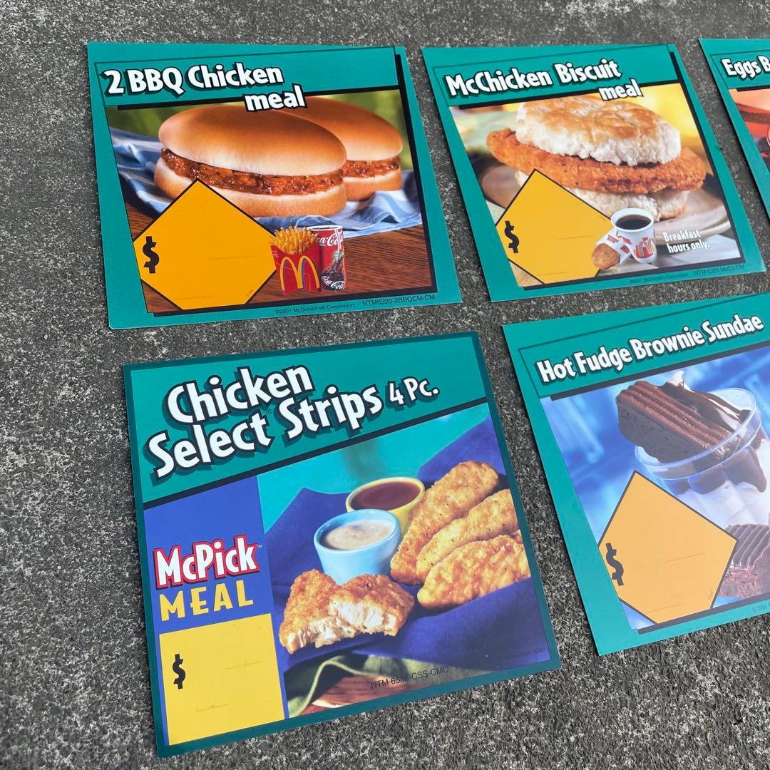 マクドナルド 看板 ポスター 雑貨 ストアディスプレイ ビンテージ