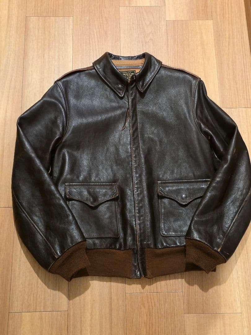 The REAL McCOY'S A-2 フライトジャケット 40 TOYS McCOY（トイズマッコイ） A-2 フライトジャケット TOYS McCOY MFG