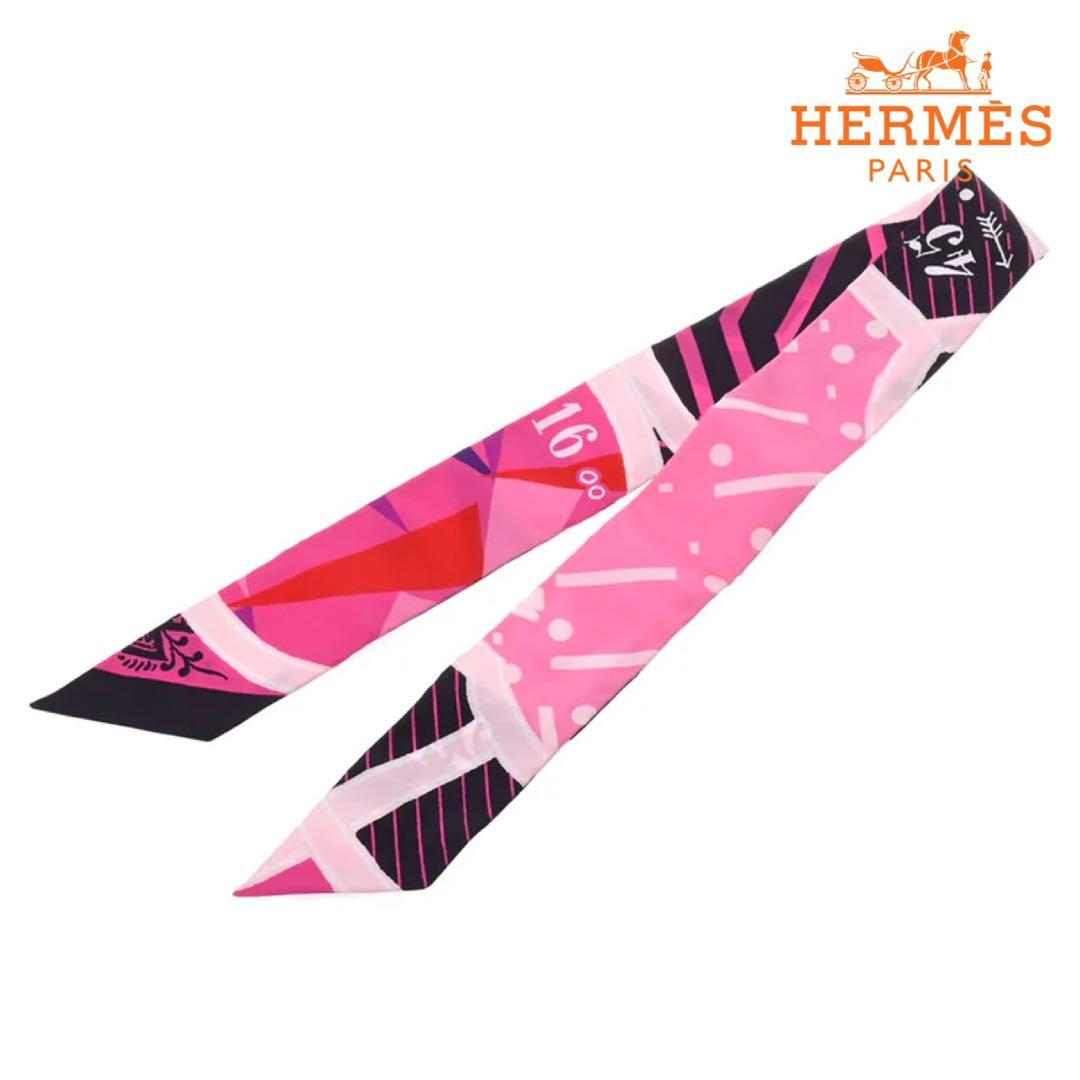 【未使用品】エルメス　ツイリー　シルクゲーム　ピンク 楽天市場】エルメス ツイリー シルク ドレスコード ピンク HERMES 新品
