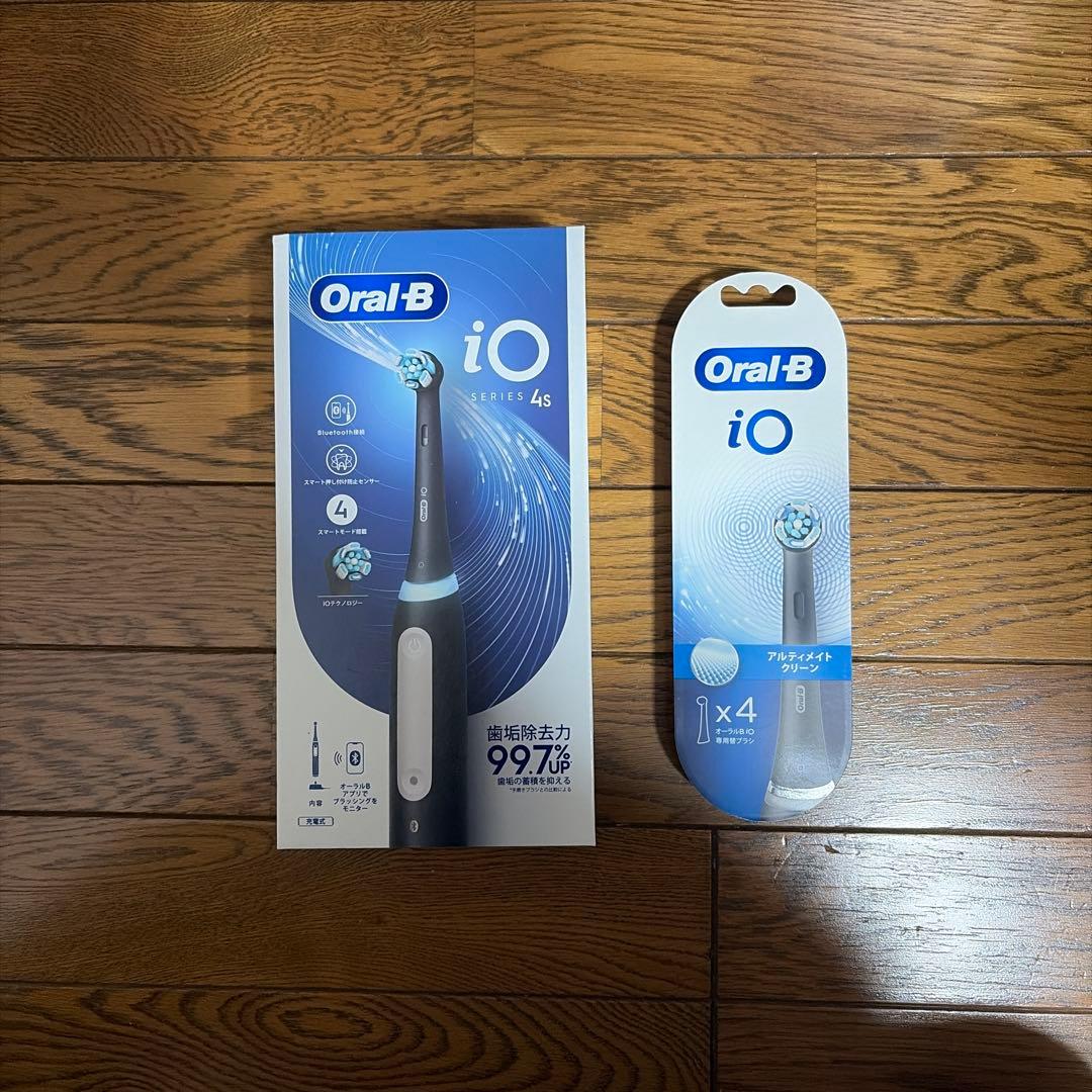 Oral-B iO 4s 電動歯ブラシ・専用ブラシヘッド4本　【新品・未使用】 楽天市場】ブラウン オーラルB 電動歯ブラシ iO4 替えブラシ3本セット