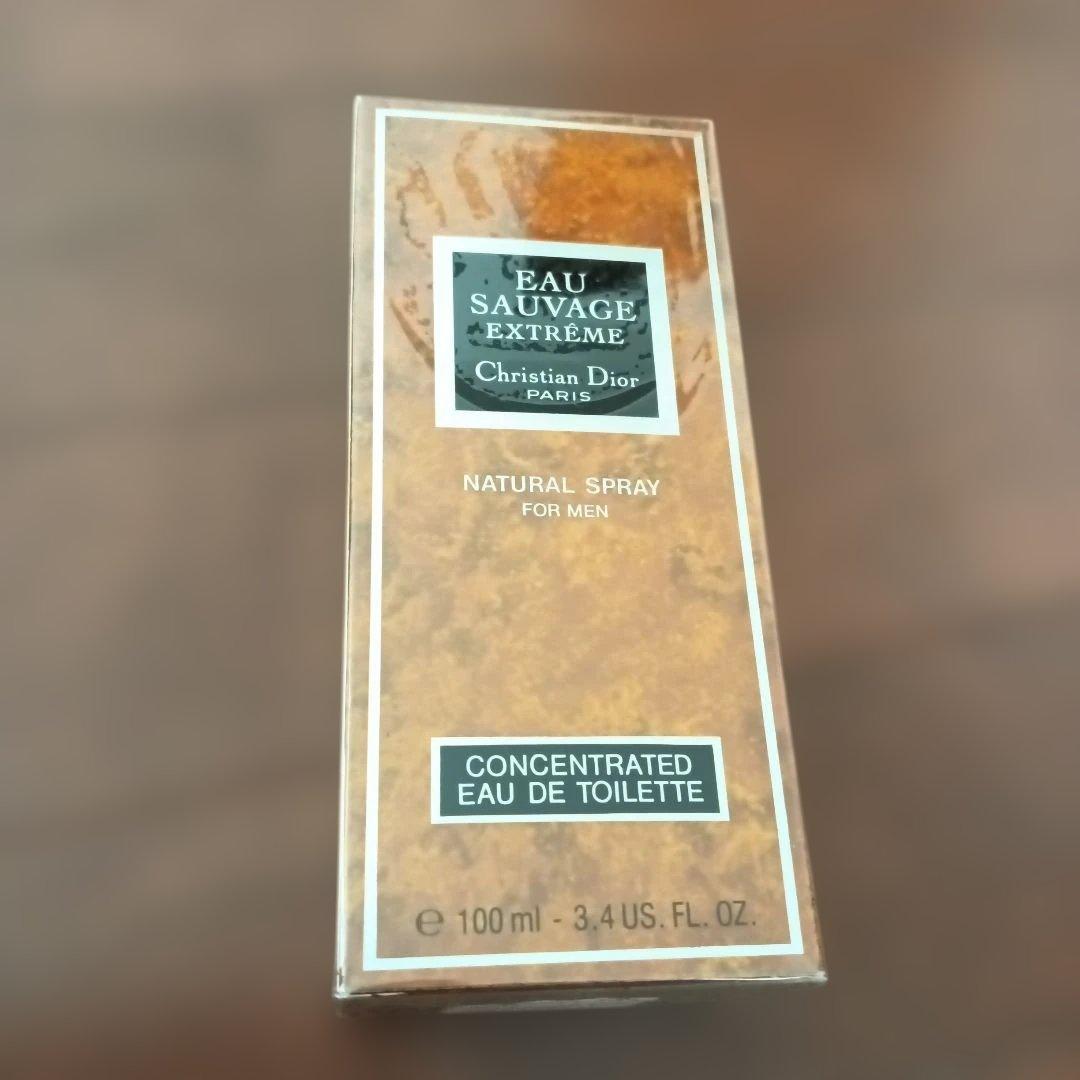 値下げクリスチャンディオールEau Sauvage Extreme 100ml オーソバージュエクストリームオードトワレスプレー(ディオール)の通販