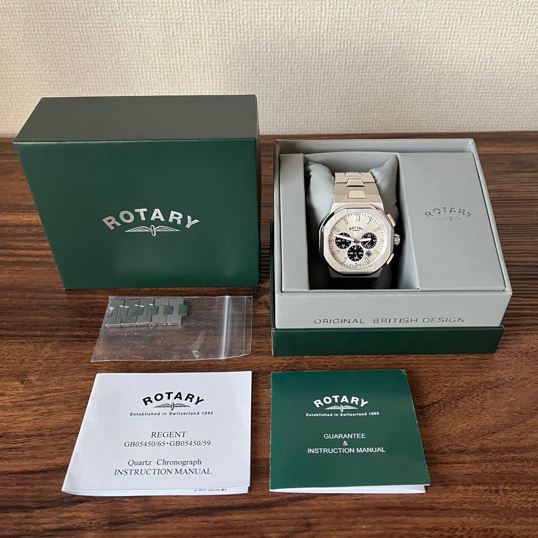 【未使用級！！】ロータリー リージェント 腕時計 クロノグラフ メンズ GB05450/59 GB05450/65 リージェントクォーツクロノグラフ ロータリー