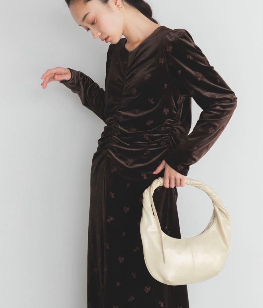 KBF ベロアシャーリングドレス KBF｜ベロアシャーリングドレス | Rakuten Fashion(楽天ファッション