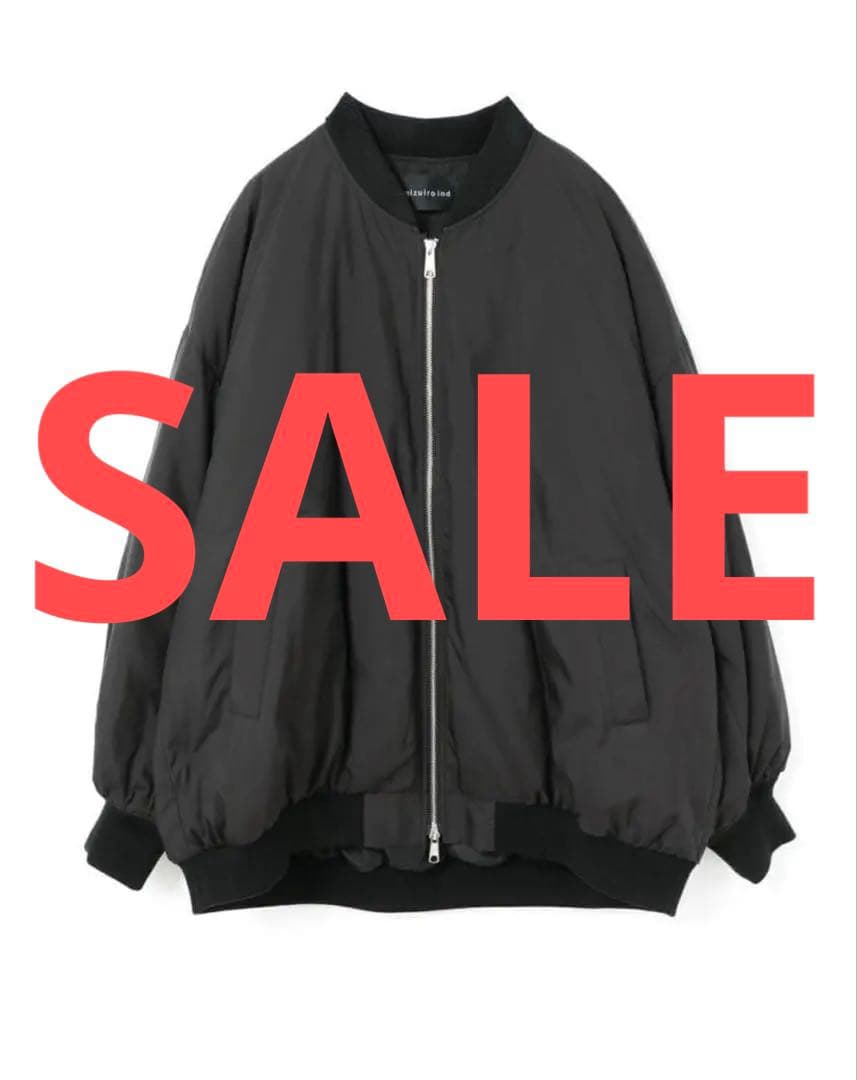 mizuiro ind ワイドジップダウンブルゾン ミズイロインド mizuiro ind mizuiro ind ワイドジップダウンブルゾン