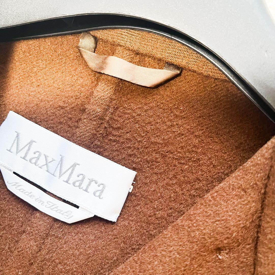 白タグ マックスマーラ ダブルフェイス ロングコート カシミヤ100