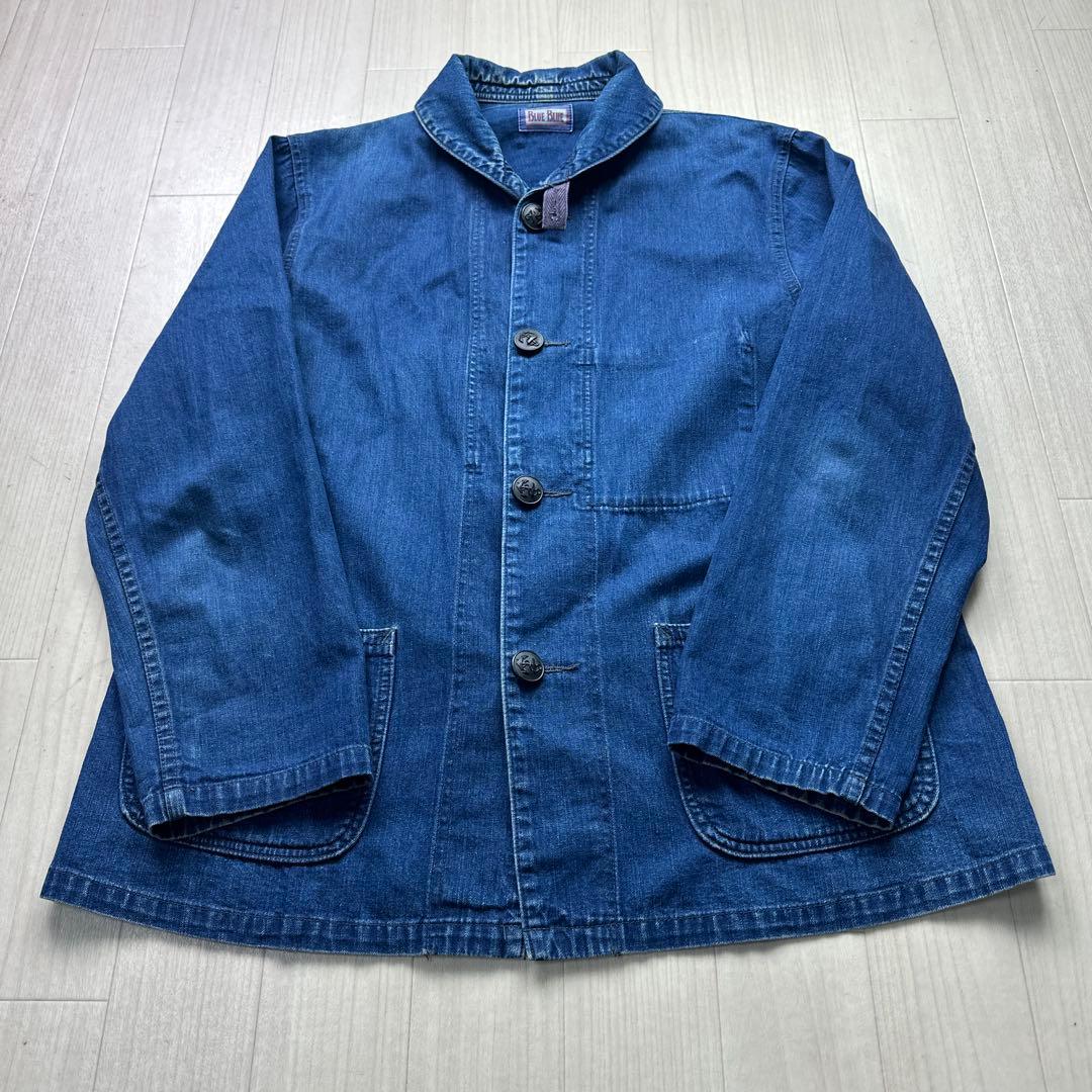 BLUE BLUE 40s US NAVY モデル デニムカバーオール 2 40s US.NAVY ショールカラー デニムカバーオール | ACORN Buy Sell Vintage