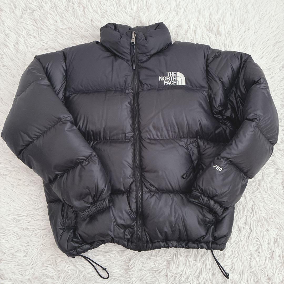 THE NORTH FACE ダウンジャケット ヌプシ センターロゴ 700 L THE NORTH FACE - 激レア ノースフェイス ヌプシ ダウン Lサイズ