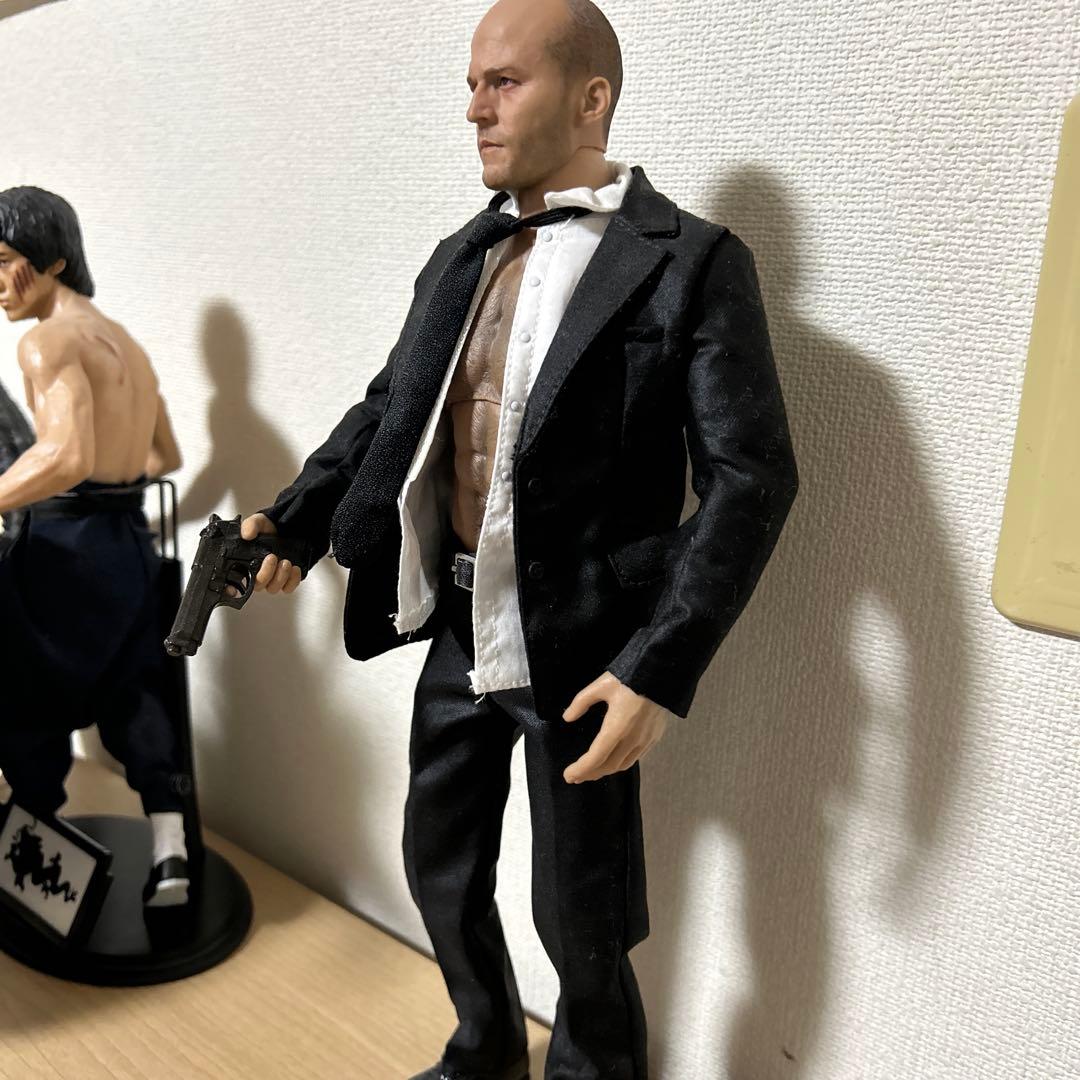1/6 カスタム ジェイソンステイサム アクションフィギュア 銃持ち