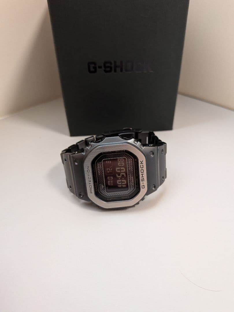 ミ*ズ様 G-SHOCK GMW-B5000MB-1JF デジタル腕時計 ブラッ G-SHOCK フルメタル マルチフィニッシュドブラック GMW-B5000MB-1JF