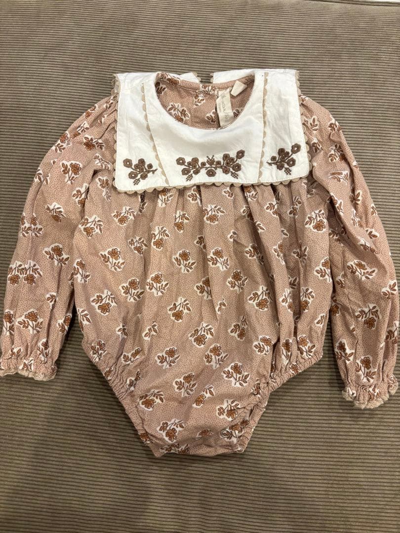 Little Cotton Clothes ロンパース Little Cotton Clothes Lolly Romper Rosehip Floral リトルコットン