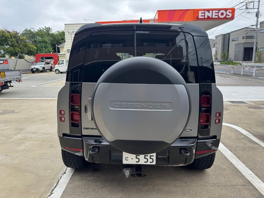 Defender 背面タイヤカバー　グレー Defender 背面タイヤカバー グレー Defender 背面タイヤカバー グレー