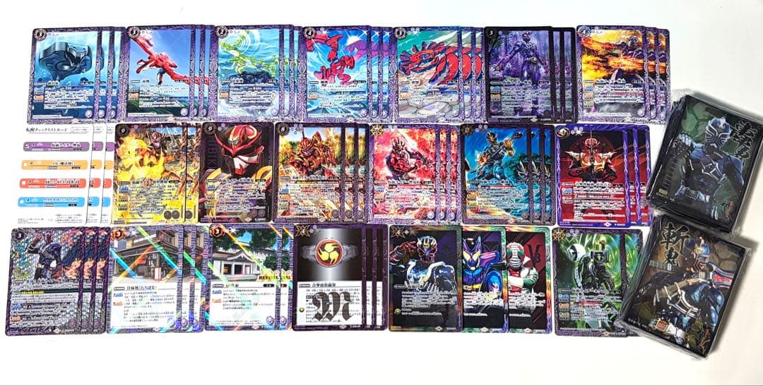 バトスピ　仮面ライダー響鬼　デッキ　スリーブ付き バトスピ】叩き込め、清めの音！仮面ライダー響鬼デッキ｜サクラ