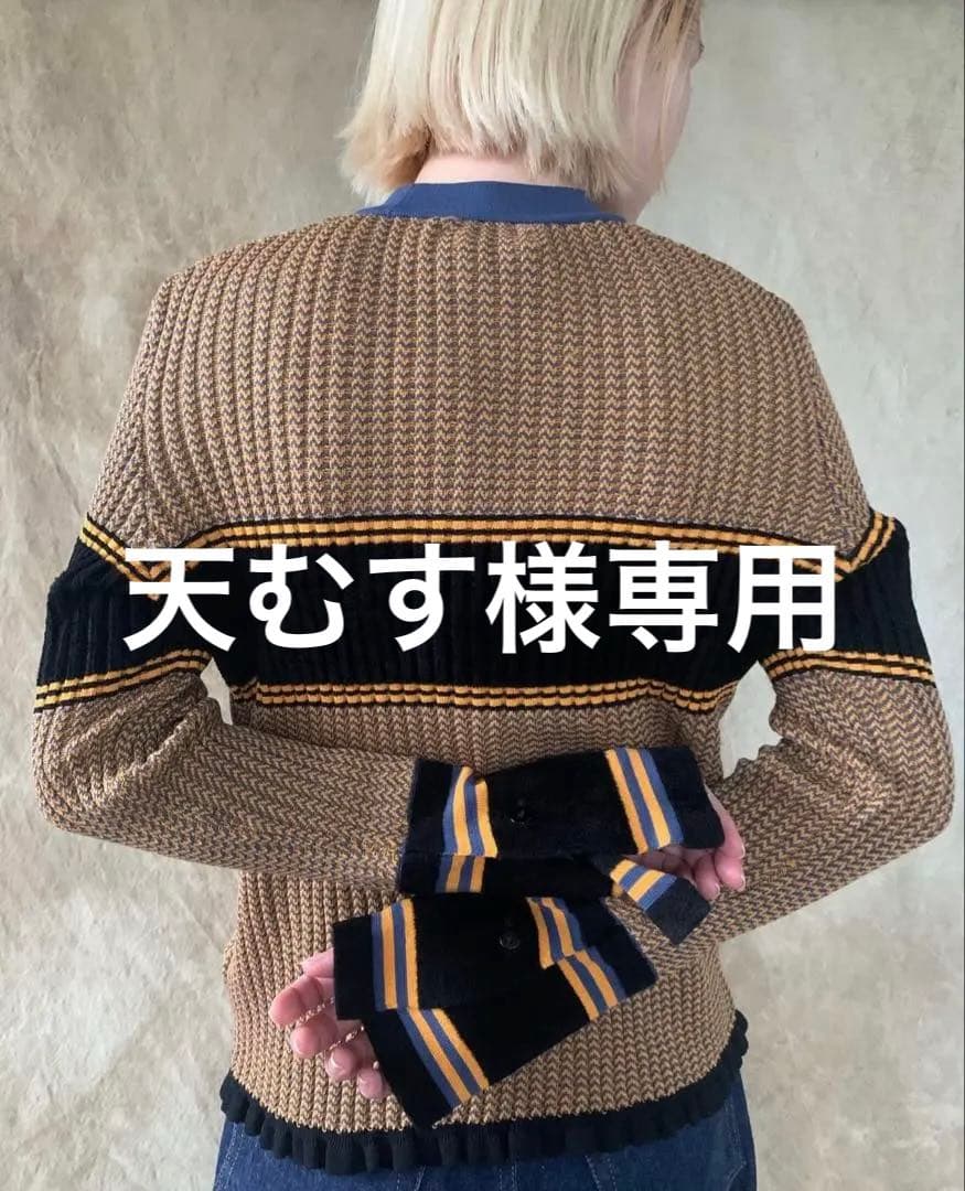 akaneutsunomiya 2022 ラインニット AKANE UTSUNOMIYA（アカネウツノミヤ） ニット セーター 「AKANE