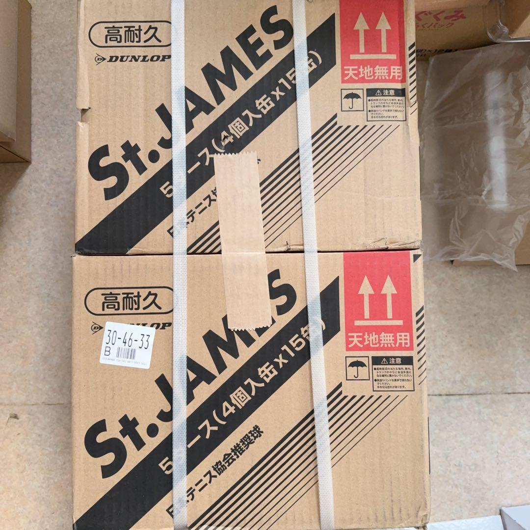 DUNLOP(ダンロップ) 硬式 テニスボール 30缶 ダンロップ フォート2 DUNLOP FORT2 1箱 30缶 60球入 硬式 テニス