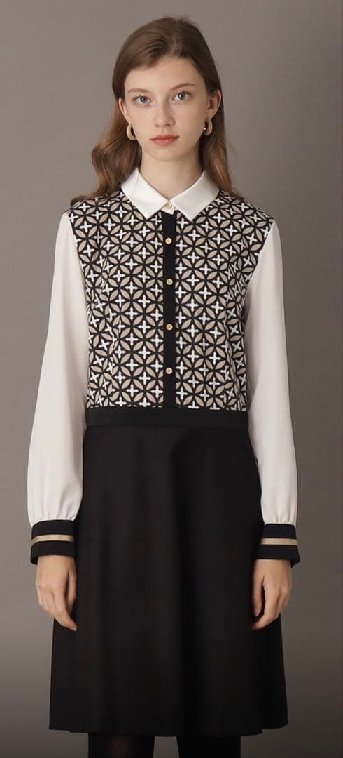 DRESSTERIOR ドレステリア　オーバーラップサークルシャツワンピース DRESSTERIOR（ドレステリア）の「◇オーバーラップサークルシャツ