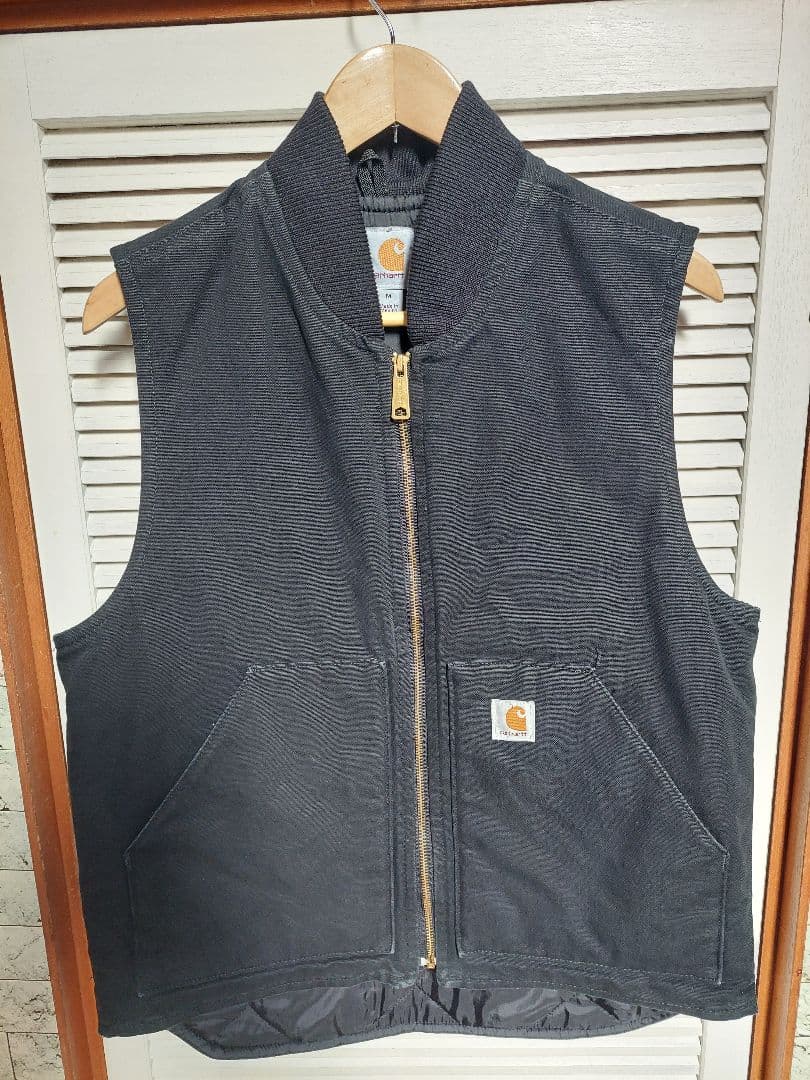 カーハート　ダックベスト　メキシコ製　カラー:ブラック　サイズ:M 14 メキシコ製 Carhartt ダックベスト ブラック Size (L) – frgeek