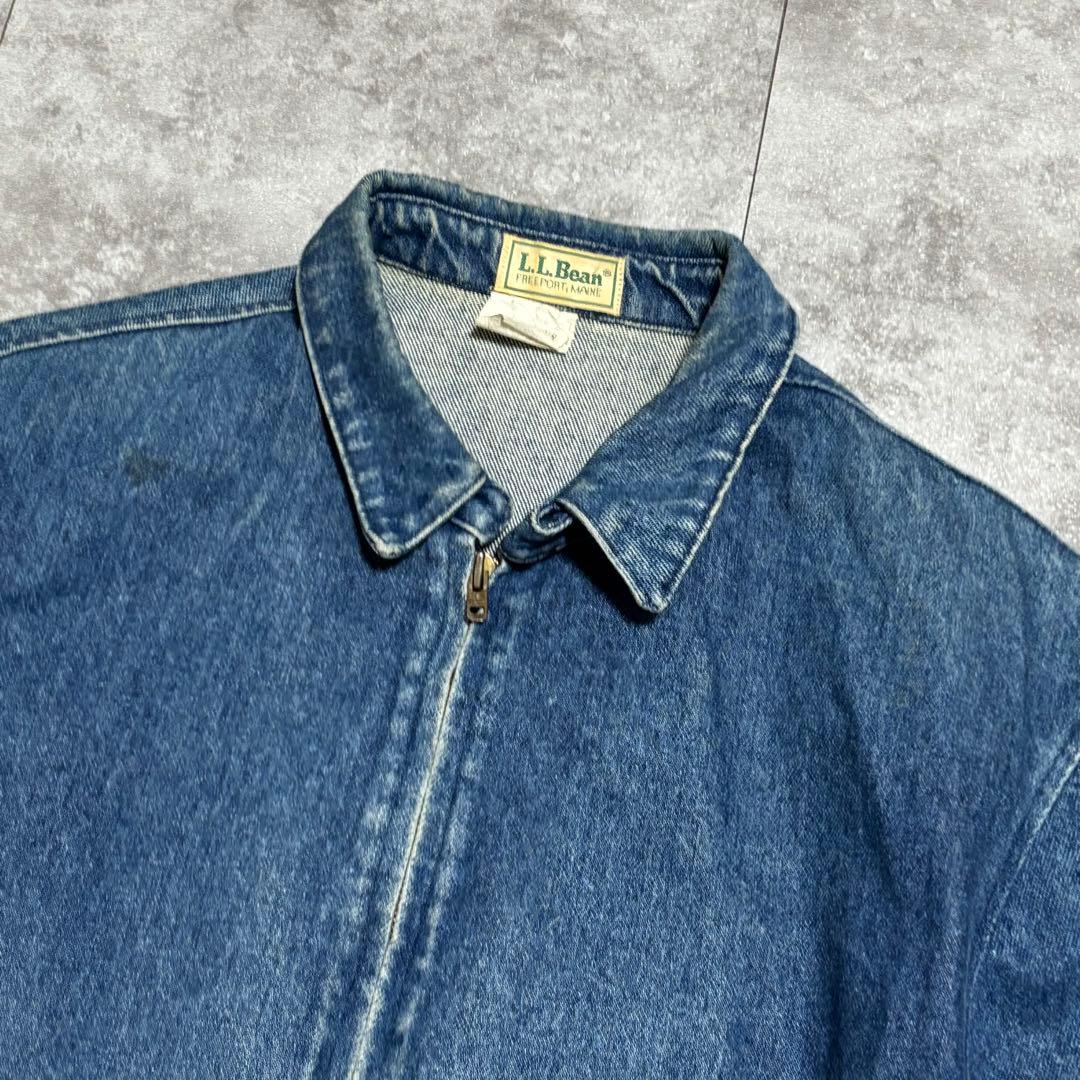 “L.L.Bean エルエルビーン　80s デニムスウィングトップ