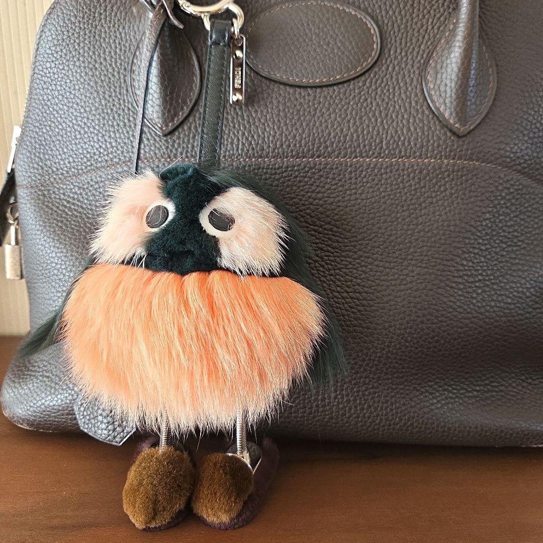 FENDI ファーキーホルダー 美品 フェンディ モンスター チャーム