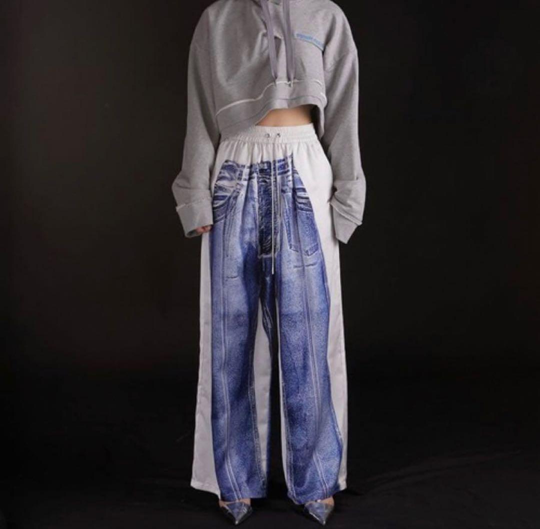 PRANK PROJECT デニムプリントイージーパンツ PRANK PROJECT(プランク プロジェクト)｜デニムプリントイージーパンツ