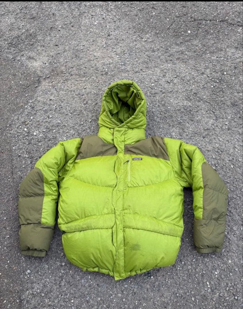 【希少】patagonia ダウンパーカー　ゲッコーグリーン Lサイズ 名作 Patagonia ダスパーカー ゲッコーグリーン S パタゴニア DAS