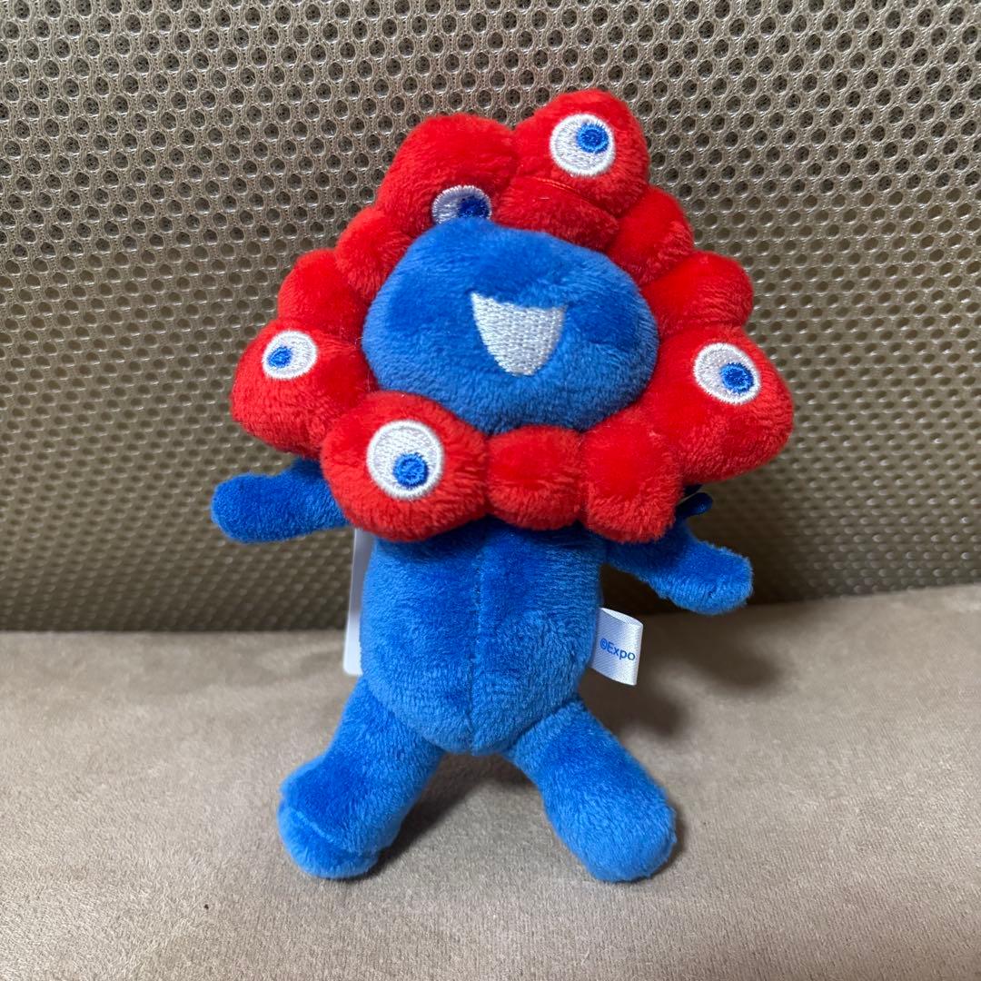 ミャクミャク　ボールチェーンマスコット　Ｂ　ぬいぐるみ　大阪関西万博　新品 Amazon.co.jp: ミャクミャク ボールチェーンマスコット B キーホルダー