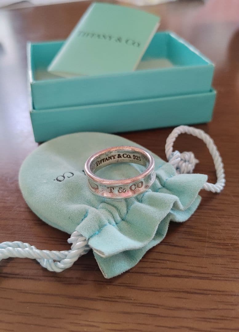 Tiffany & Co. 925シルバーリング 1997年製 TIFFANY&CO】1973 ナローデザインシルバーリング 19.5号／ヴィンテージ