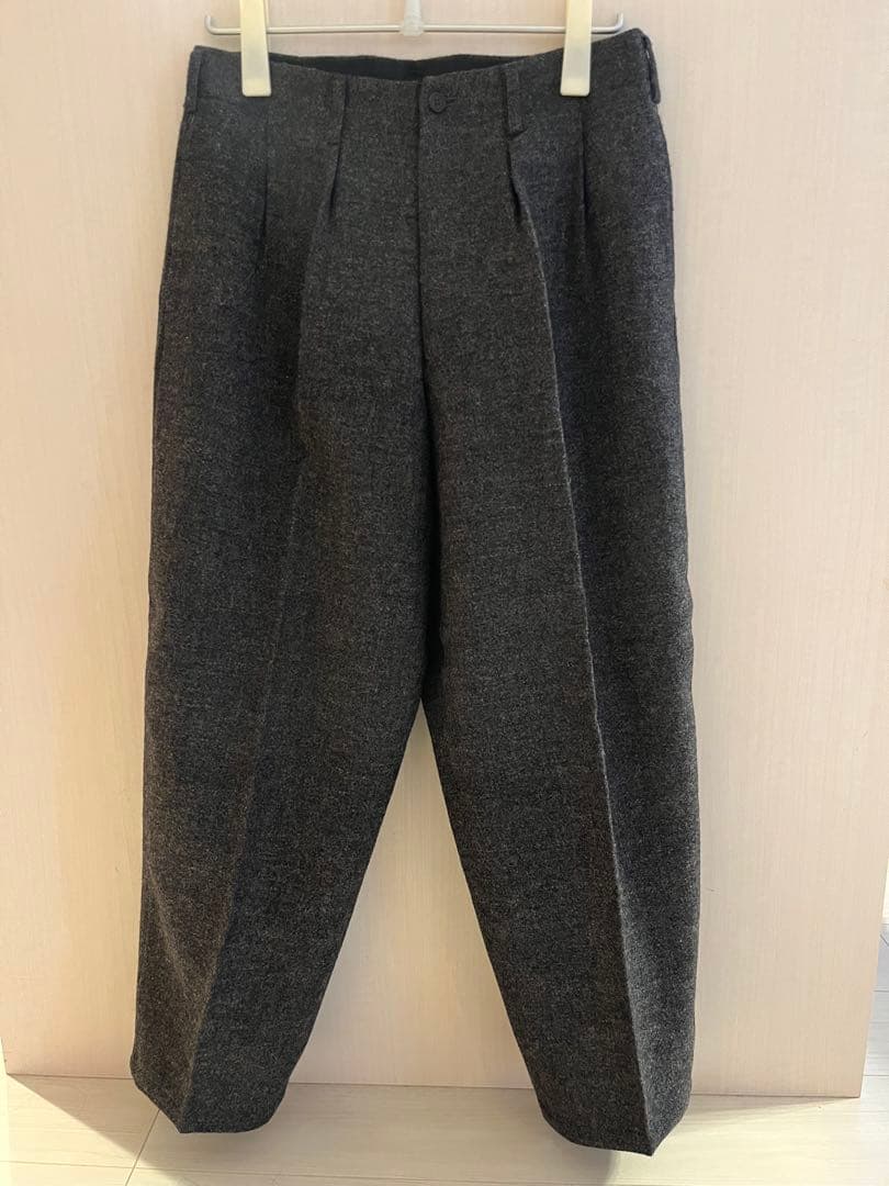 Ys for men ツイード テーパードスラックス M Ys for men ツイード テーパードスラックス M - メルカリ