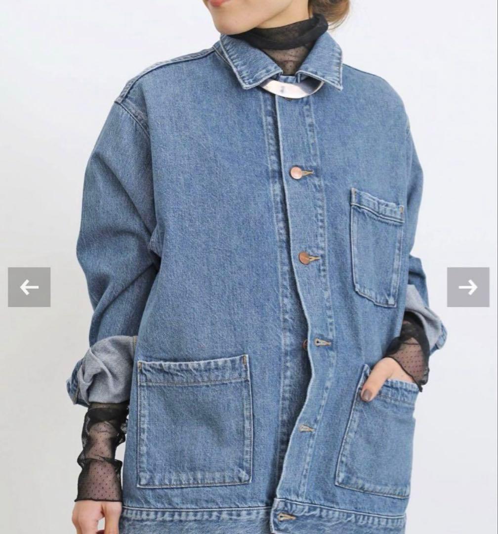 タグあり　美品　RED CARD ビッグデニムジャケット　AUGUSTA 中古・古着通販】RED CARD (レッドカード) 23区 (ニジュウサンク