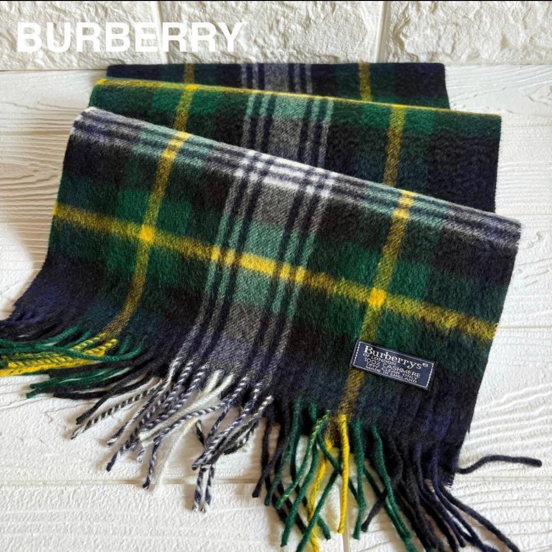 BURBERRY バーバリーマフラー チェック バーバリー BURBERRY マフラー チェック カシミア100％ レディース