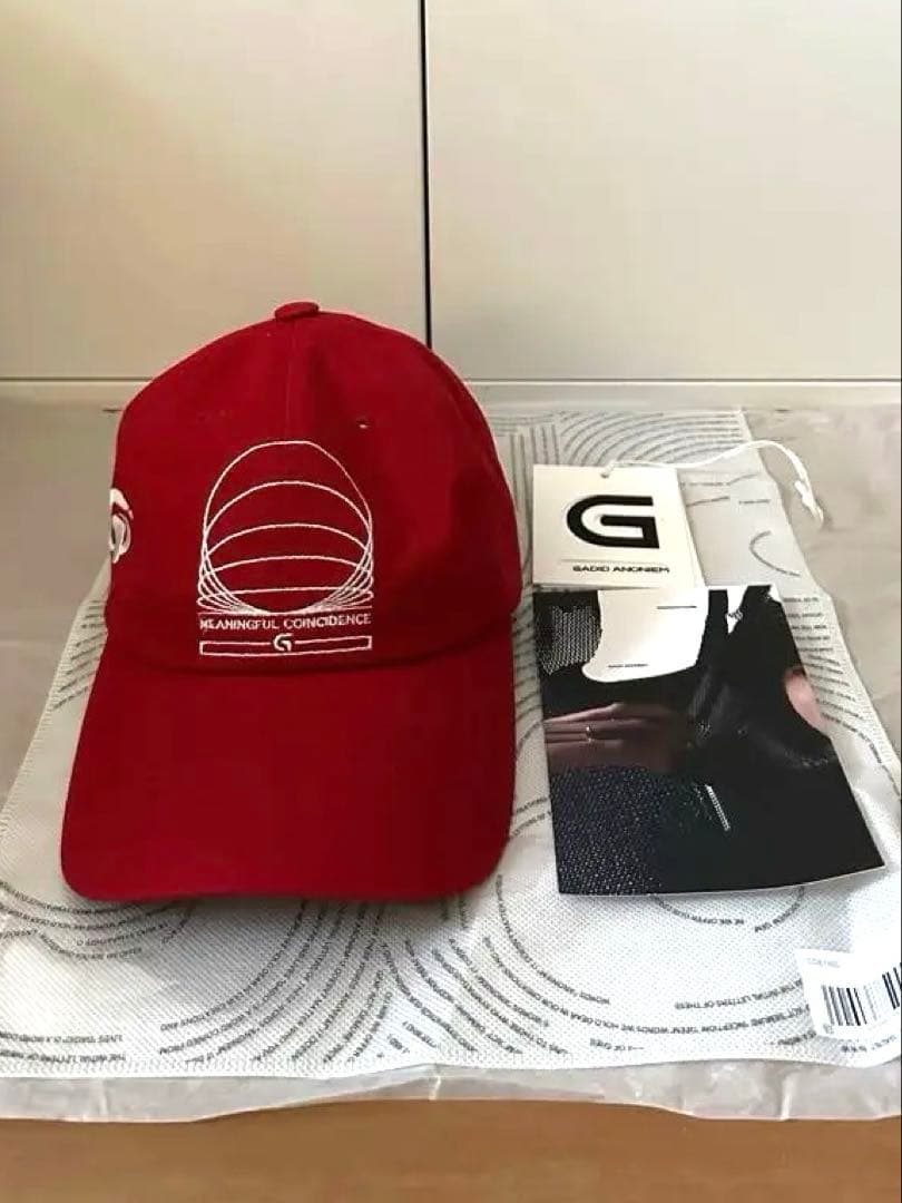 帽子 gadid anoniem JUDE / red 中古・古着通販】gadid anoniem (ガディッド アノニム) キャップ