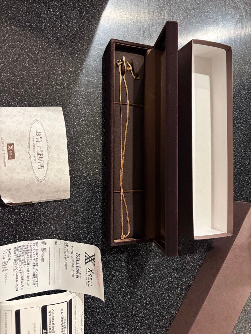 最終値下げ　18K 喜平ネックレス6面ダブル　5g証明書　造幣局マーク50センチ 喜平 ネックレス K18 ダブル 6面 10.5g 42cm 造幣局検定マーク(ホール