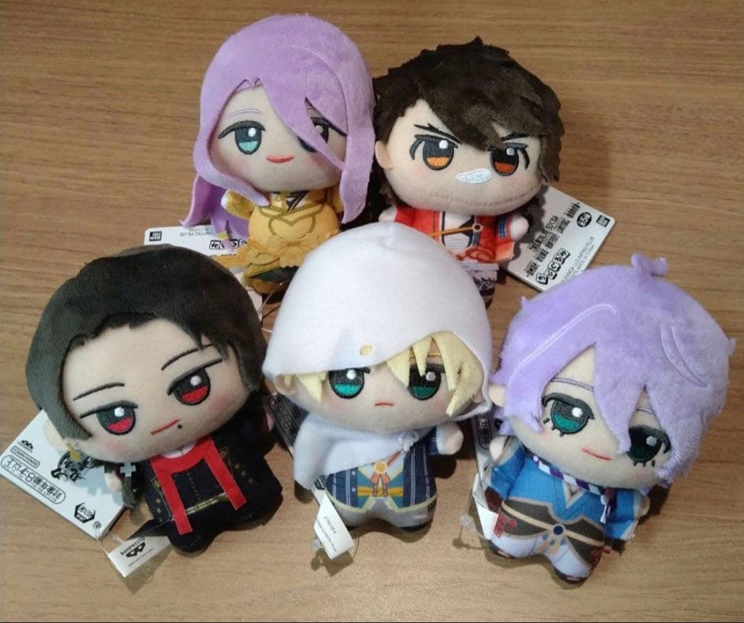 刀剣乱舞ONLINE ちびぐるみ 5体 セット売り まとめ売り プライズ バンプレスト 刀剣乱舞 ONLINE ちびぐるみ vol.1 全5種セット