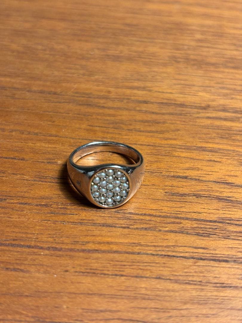 tomwood パール　リング 楽天市場】トムウッド TOM WOOD リング 指輪 CUSHION WHITE MOP