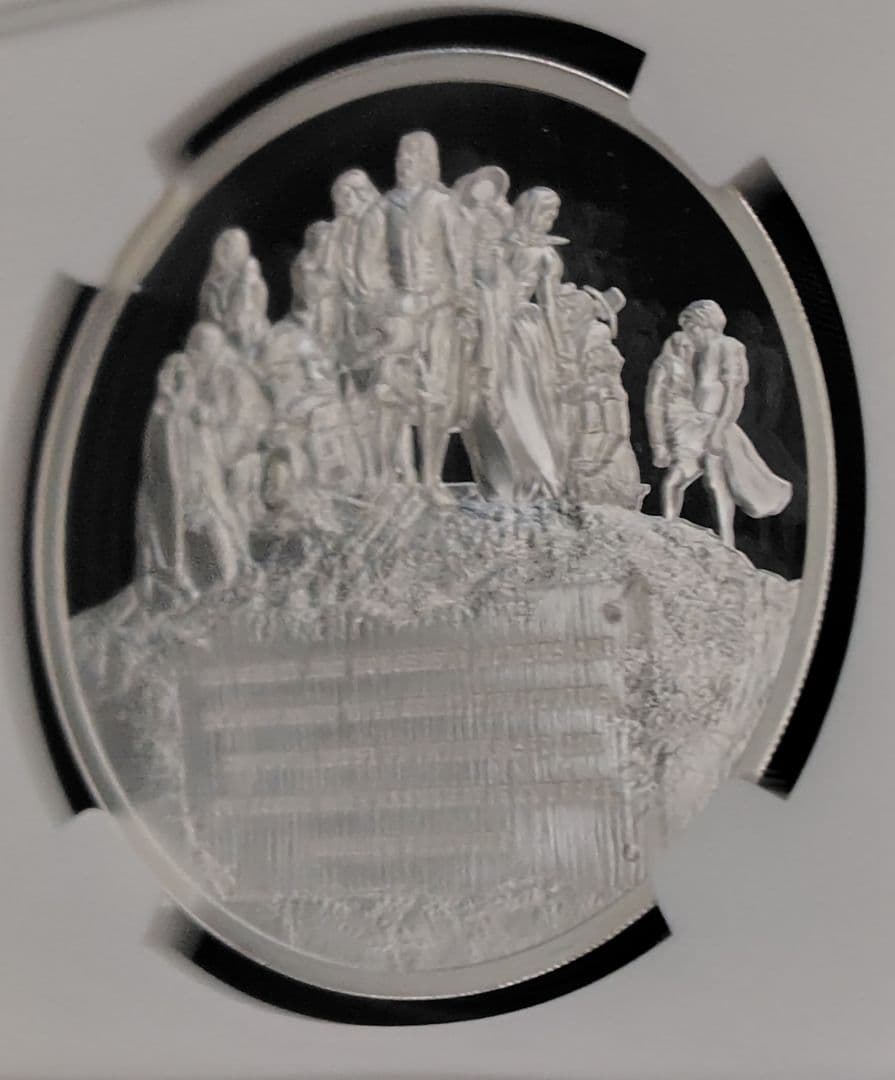 最高鑑定 2020年 クック諸島 銀貨 NGC PL70 メイフラワー号 コイン