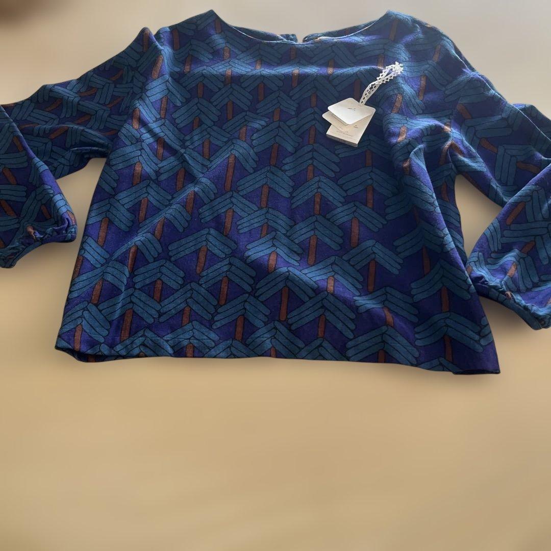 ミナペルホネン　Stick tree ウールプルオーバー　38サイズ geometria ニットプルオーバー - minä perhonen