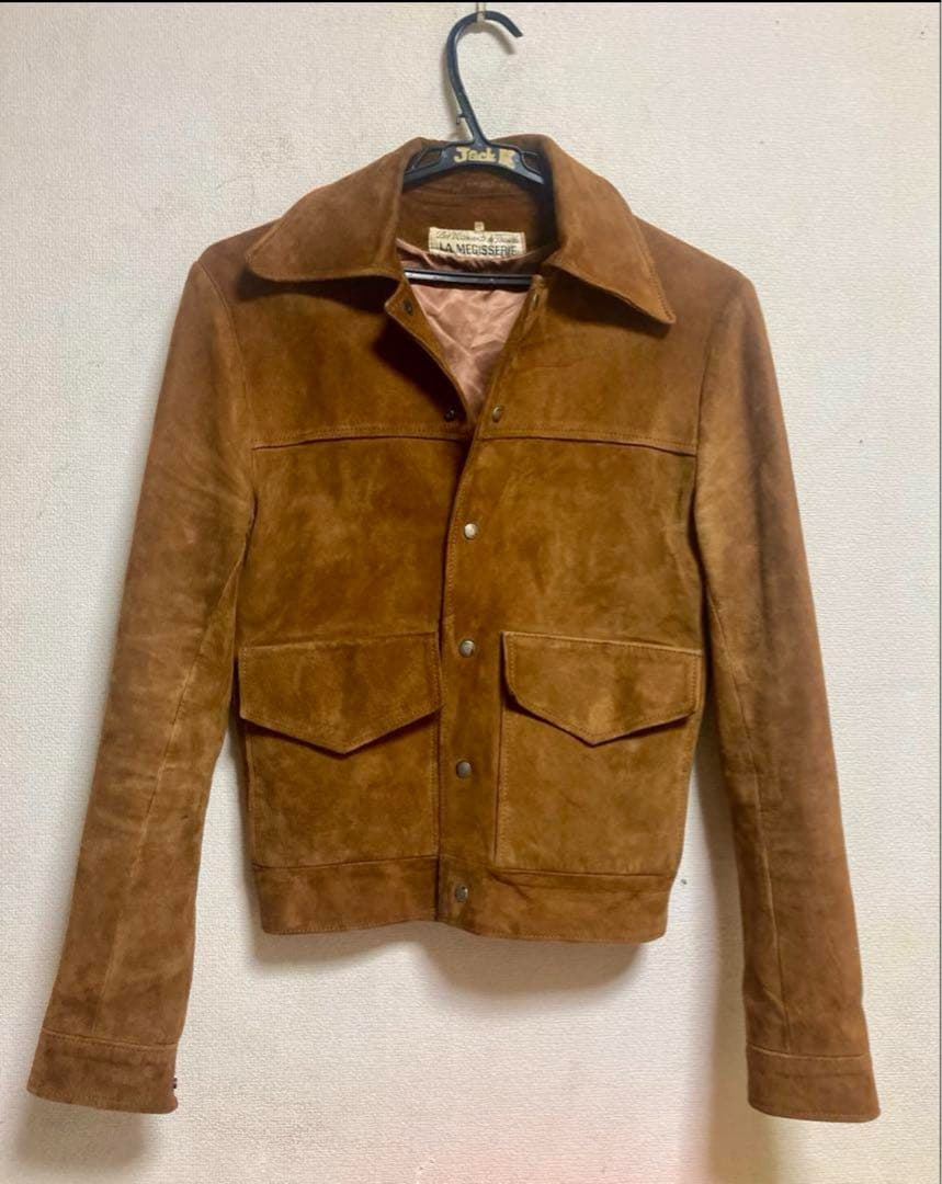 70s スウェードジャケット　短丈　ヴィンテージ NEW ARRIVAL】 . vintage LEVI'S suède jacket 