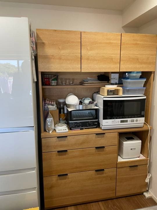 ニトリ キッチンボード エトナ120KB LBR - メルカリ