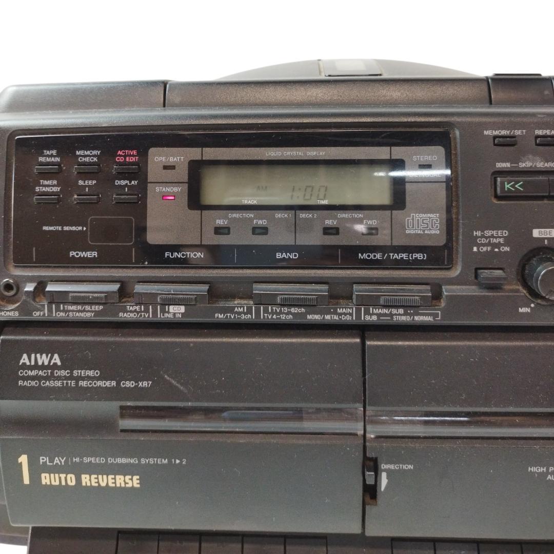 現状品 ☆ AIWA アイワ STRASSER CSD-XR7 CDラジカセ - メルカリ