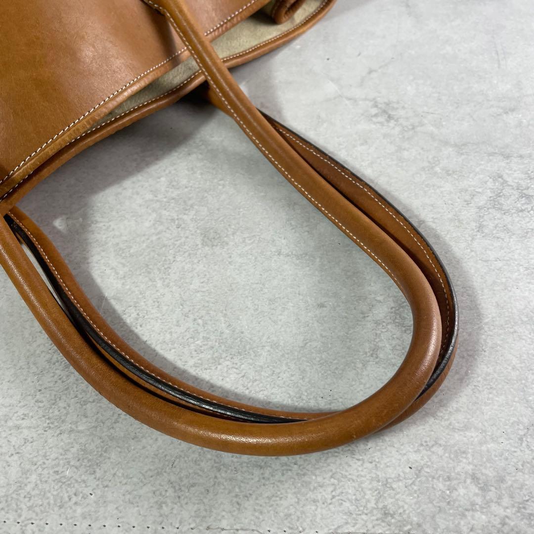 入手困難✨ シセイ cisei トートバッグ レザー ヌメ革 A4資料 大容量