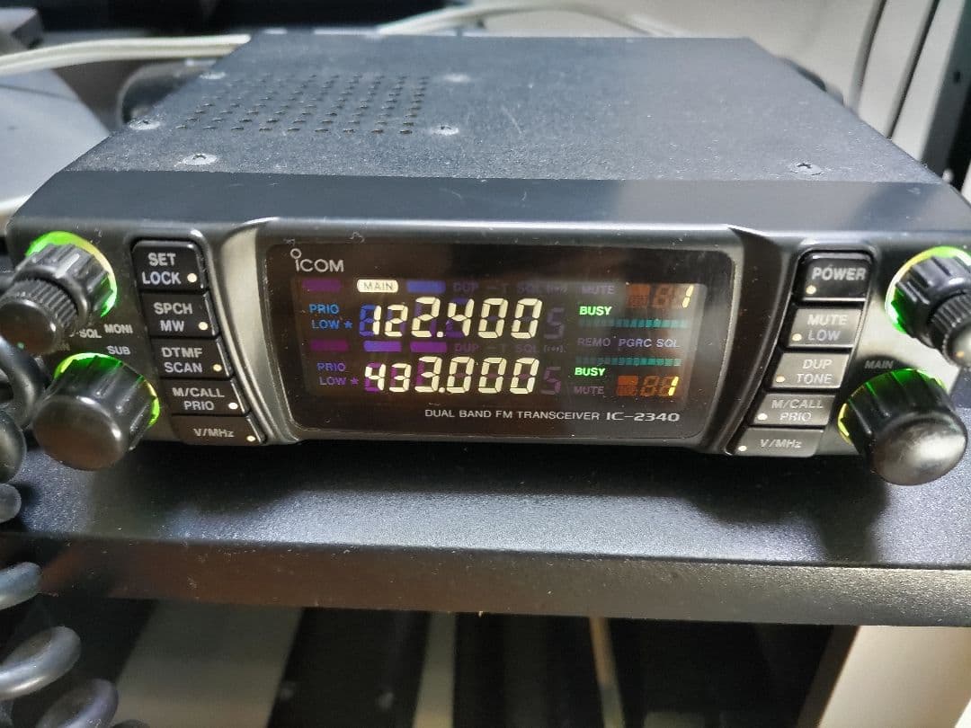 ICOM ICー2340早い者勝ち‼️☆ICOM IC-2340 10w機デュアルバンド☆LED