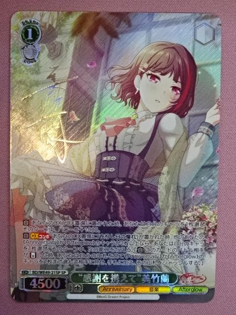 感謝を携えて 美竹蘭 SP サイン入り ヴァイス 44-TO0224-09M - メルカリ