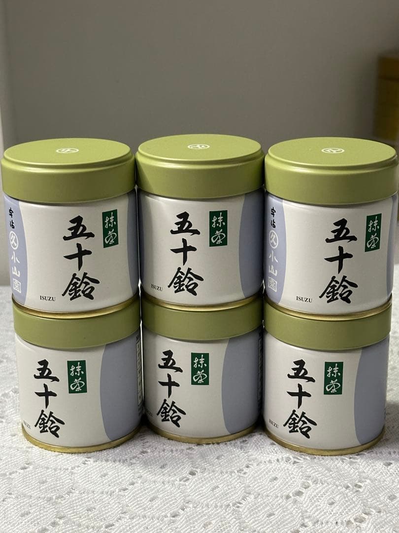 丸久小山園　抹茶　五十鈴40g缶x6個 抹茶 五十鈴 40g 丸久小山園 | fujimien