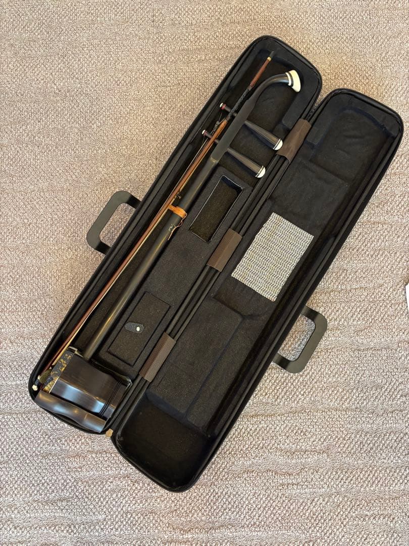 【Toujours 】二胡 証明書付 ケース付 マネークリップ みたいな 財布 】栃木レザー 二つ折り財布 メンズ 財布