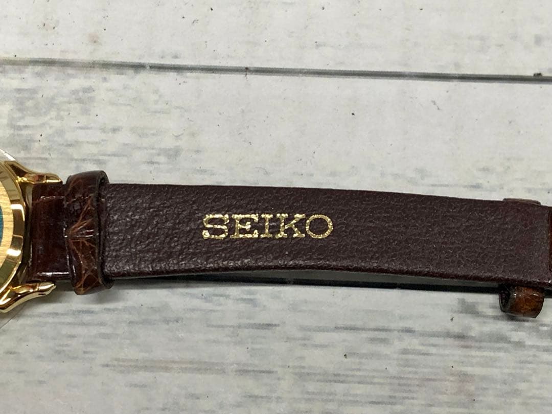 SEIKO EXCELINE 18KT 2J41-0A10 東京電力 動作未確認 - メルカリ