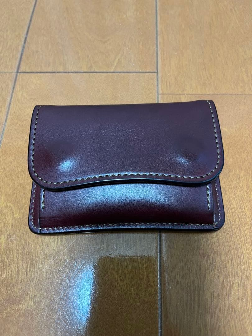 WILDSWANSワイルドスワンズタング　バーガンディーイングリッシュブライドル WILD SWANS（ワイルドスワンズ）TONGUE（タング）マルチコインケース