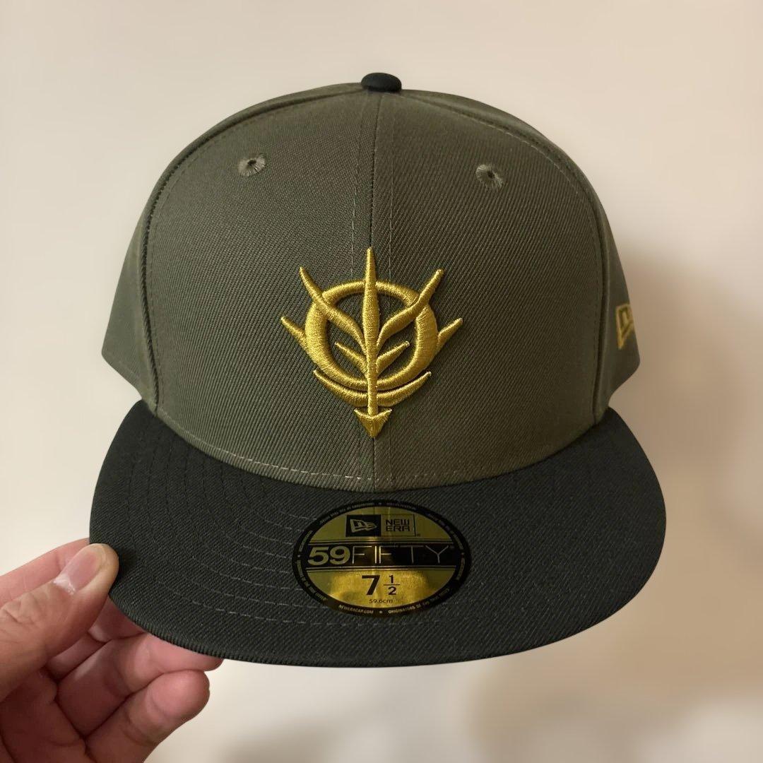 ニューエラ 59FIFTY 機動戦士ガンダム ジオン軍 7 1/2 オリーブ 59FIFTY 機動戦士ガンダム ジオン軍 ニューオリーブ ダークシー