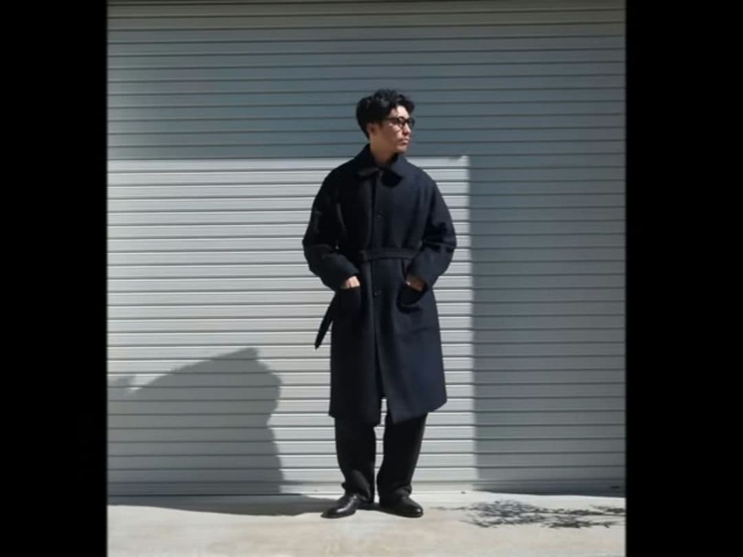 新品未使用 COMOLI 24aw コモリ ウールカシミヤ ミリタリーコート 2