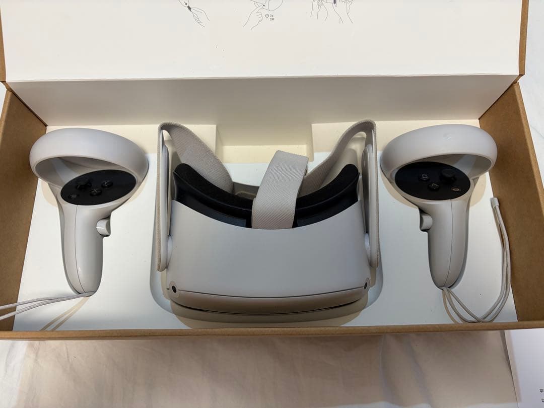 VRヘッドセット ホワイト コントローラー2個付き Amazon.co.jp: Meta Quest 2—完全ワイヤレスのオールインワンVRヘッド