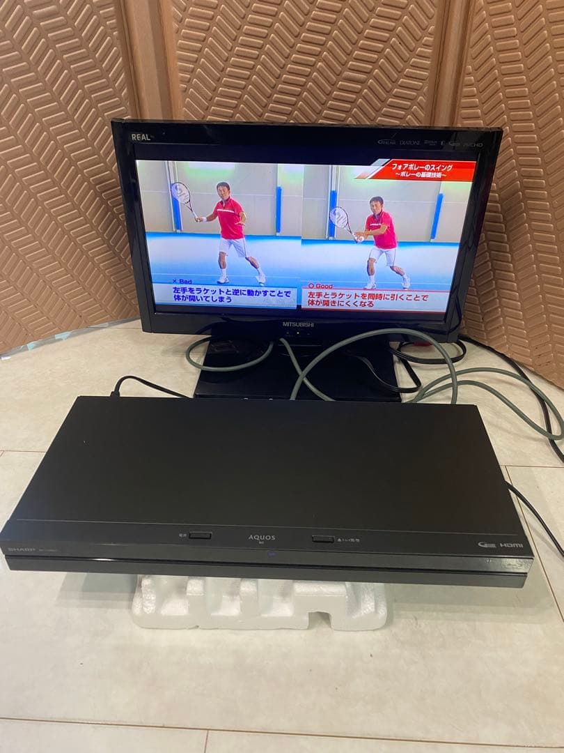 SHARP ブルーレイレコーダー 2B-C10BW1 2019年製 SHARP 2B-C10GW1 ブルーレイディスクレコーダー AQUOS ブルーレイ